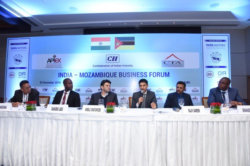 TCIL team led by Mr. Ch Ramakrishna, GM (BD &TG) attended the Session organized by CII with Honble Minister for Foreign Affairs & Cooperation Mozambique, in Hotel Oberoi from 1430 1800 hrs on 30 November 2018.The afternoon session was followed by Dinner hosted in honour of Honble Minister attended by Director Technical from TCIL at Hotel Taj Mansingh at 1930 hrs for the members to have a one-on-one interaction with the Minister and the senior members from the delegation. TCIL team led by Mr. Ch Ramakrishna, GM (BD &TG) attended the Session organized by CII with Honble Minister for Foreign Affairs & Cooperation Mozambique, in Hotel Oberoi from 1430 1800 hrs on 30 November 2018.The afternoon session was followed by Dinner hosted in honour of Honble Minister attended by Director Technical from TCIL at Hotel Taj Mansingh at 1930 hrs for the members to have a one-on-one interaction with the Minister and the senior members from the delegation.